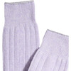 Women's Lux Wool Cashmere Crew Socks, Periwinkle - Socks - 2