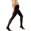 Women's Fleeced Base Layer Tights, Black - Stockings - 2