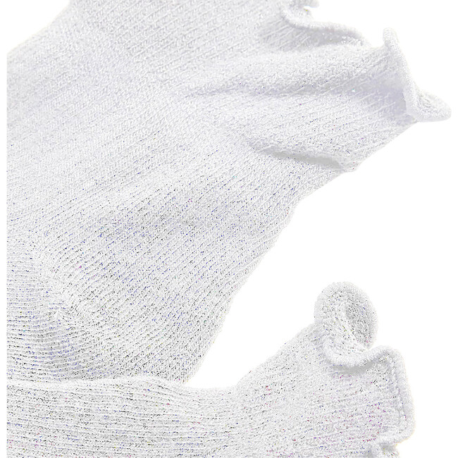 Women's Everyday Classic Ruffle Socks, White (Pack Of 3) - Socks - 2