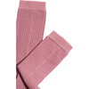 Women's Eco-Conscious Cashmere Crew Socks, Rosa - Socks - 2
