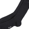 Women's Eco-Conscious Cashmere Crew Socks, Black - Socks - 2