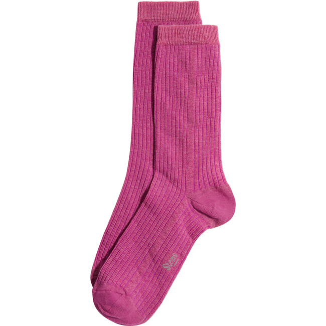 Women's Eco-Conscious Cashmere Crew Socks, Amarylis