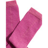 Women's Eco-Conscious Cashmere Crew Socks, Amarylis - Socks - 2