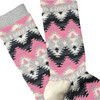 Women's Alex Diamond Wool Blend Socks, Ivory - Socks - 2