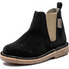 Suede Ankle Boot, Black - Boots - 1 - thumbnail