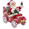 8.5-Inch Fabriché Musical Santa in Candy Car - Accents - 1 - thumbnail