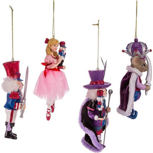 5.25-Inch Nutcracker Suite Ornament Set, 4 Piece Set - Ornaments - 3