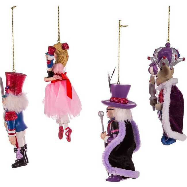 5.25-Inch Nutcracker Suite Ornament Set, 4 Piece Set - Ornaments - 5