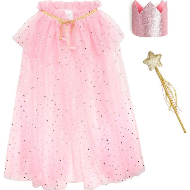 Pink Dress Up Kit, Pink - Costume Accessories - 1