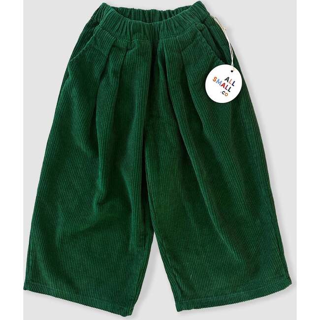 Wide Leg Cords, Green