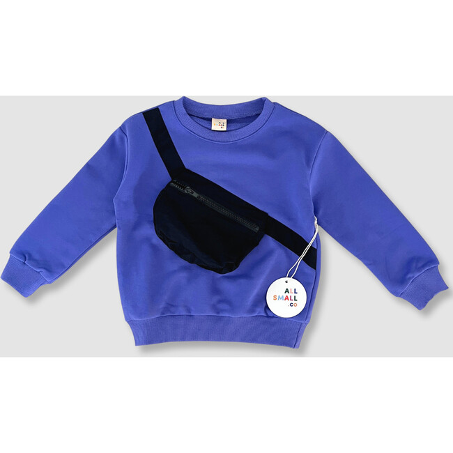 Belt Bag Sweatshirt, Blue