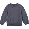 Acorn Crew Neck Long Sleeve Sweater, Navy - Sweaters - 1 - thumbnail