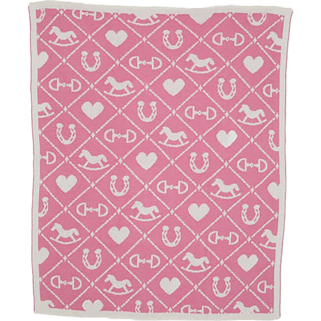 Baby Rinia Blanket, Pink - Blankets - 1