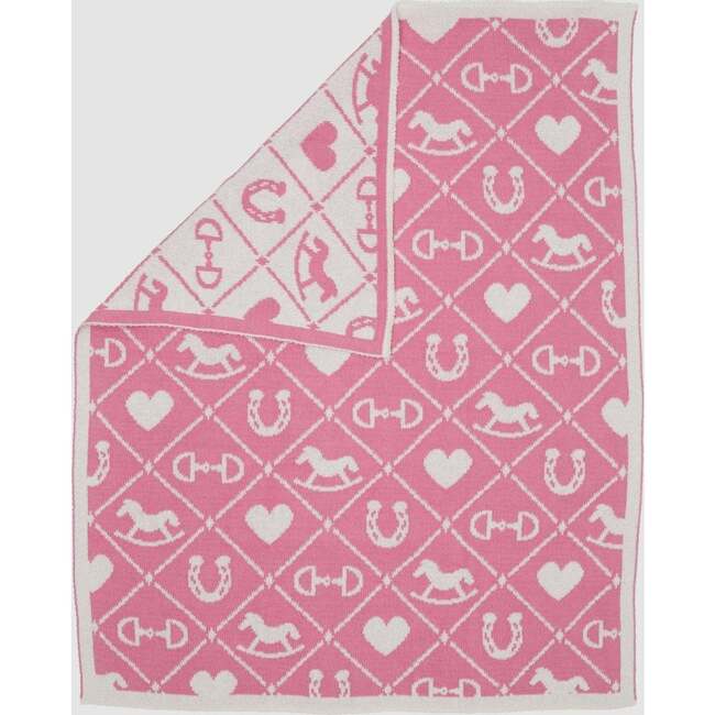 Baby Rinia Blanket, Pink - Blankets - 2