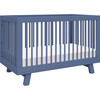 Hudson 3-In-1 Convertible Crib With Toddler Bed Conversion Kit, Cove Blue - Cribs - 1 - thumbnail