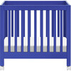 Origami Rolling Feet Mini Crib, Cobalt - Cribs - 4