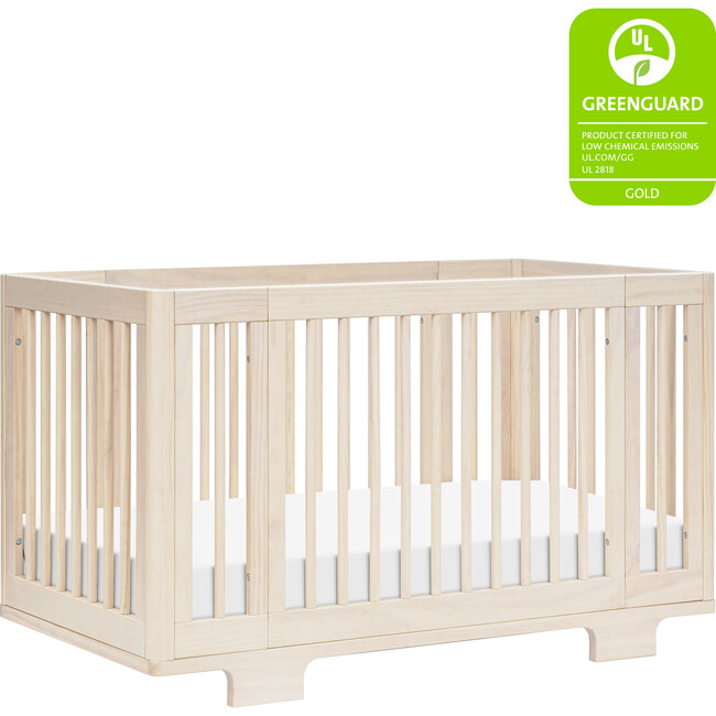 Yuzu 8-In-1 Convertible Crib With All-Stages Conversion Kits, Washed Natural - Cribs - 10