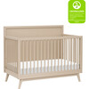 Palma 4-In-1 Convertible Crib With Toddler Bed Conversion Kit, Taupe - Cribs - 10