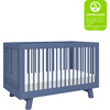 Hudson 3-In-1 Convertible Crib With Toddler Bed Conversion Kit, Cove Blue - Cribs - 10