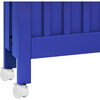 Origami Rolling Feet Mini Crib, Cobalt - Cribs - 6