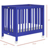 Origami Rolling Feet Mini Crib, Cobalt - Cribs - 9