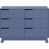 Hudson 6-Drawer Assembled Double Dresser, Cove Blue - Dressers - 4