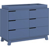 Hudson 6-Drawer Assembled Double Dresser, Cove Blue - Dressers - 5