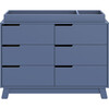 Hudson 6-Drawer Assembled Double Dresser, Cove Blue - Dressers - 6