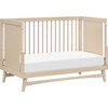 Peggy 3-In-1 Convertible Crib With Toddler Bed Conversion Kit, Taupe - Cribs - 6