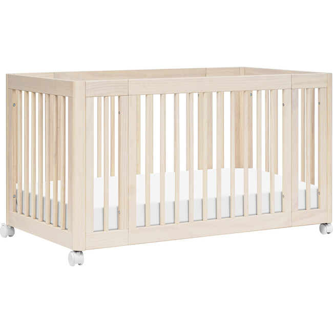 Yuzu 8-In-1 Convertible Crib With All-Stages Conversion Kits, Washed Natural - Cribs - 6