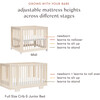 Yuzu 8-In-1 Convertible Crib With All-Stages Conversion Kits, Washed Natural - Cribs - 7