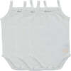 Basic Girls Tank Bodysuits, White (3-Pack) - Onesies - 1 - thumbnail