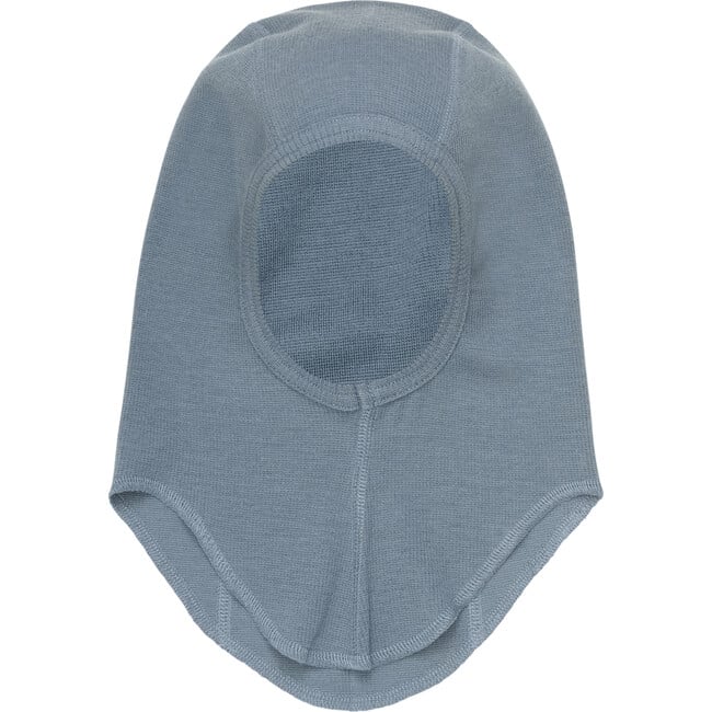 Merino Wool Rib Balaclava, Stormy Weather - Balaclavas - 2