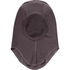 Merino Wool Rib Balaclava, Raisin - Balaclavas - 2