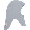 Merino Wool Rib Baby Balaclava, Quarry - Balaclavas - 1 - thumbnail