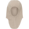 Merino Wool Rib Balaclava, Camel Melange - Balaclavas - 2