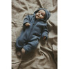 Pram Suit In Merino Wool Blend Lining, Stormy Weather - Bunting - 2