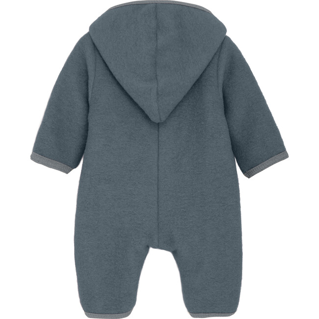 Pram Suit In Merino Wool Blend Lining, Stormy Weather - Bunting - 3