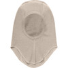 Merino Wool Rib Baby Balaclava, Camel Melange - Balaclavas - 2