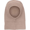 Merino Wool Knit Balaclava Windstop, Mahogany Rose - Balaclavas - 2