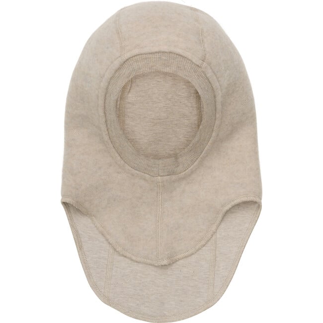 Double Layer Wool Fleece Balaclava Lining, Camel Melange - Balaclavas - 2