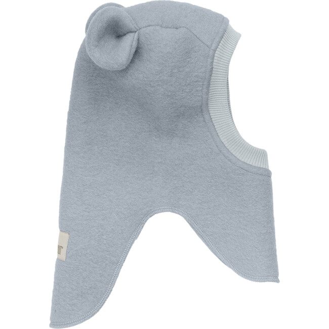 Double Layer Wool Balaclava Small Ears, Quarry - Balaclavas - 2