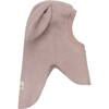 Double Layer Wool Balaclava Rabbit Ears, Fawn - Balaclavas - 1 - thumbnail