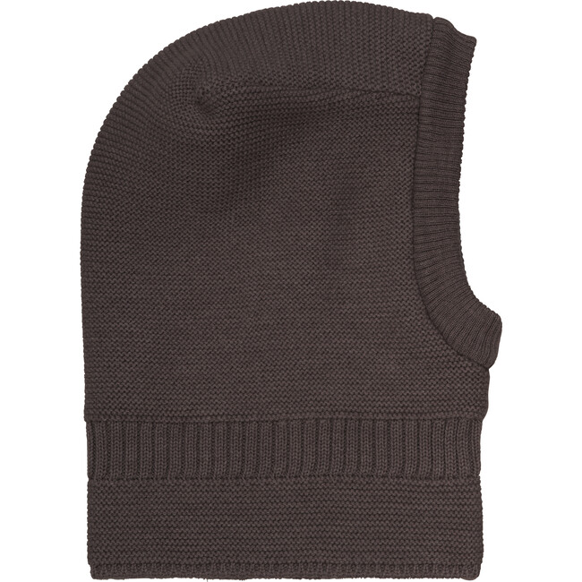 Merino Wool Knit Balaclava Windstop, Raisin