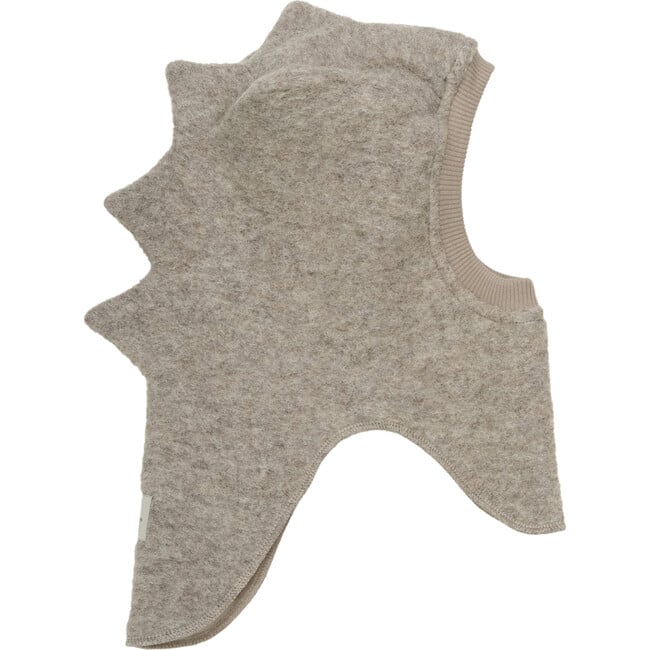 Dino Double Layer Wool Balaclava, Camel Melange