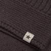 Merino Wool Knit Balaclava Windstop, Raisin - Balaclavas - 3