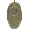 Dino Double Layer Wool Balaclava, Deep Lichen Green - Balaclavas - 4