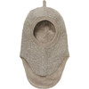 Dino Double Layer Wool Balaclava, Camel Melange - Balaclavas - 3