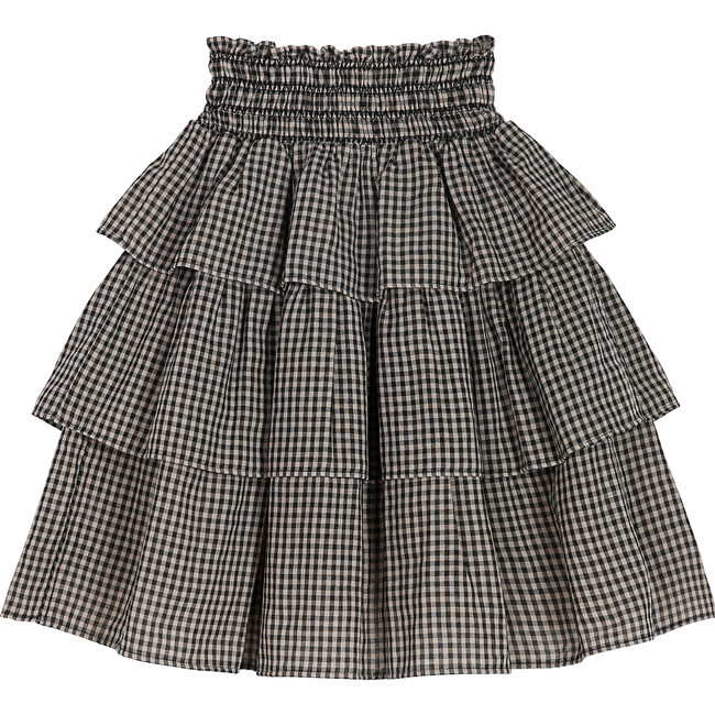 Penelope Skirt, Blue check