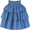 Penelope Skirt, Blue Denim - Skirts - 2